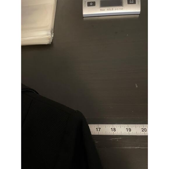 Banana Republic Jacket Womens 4 Black Wool Hacking Blazer Elbow Patch Lined - Picture 7 of 9